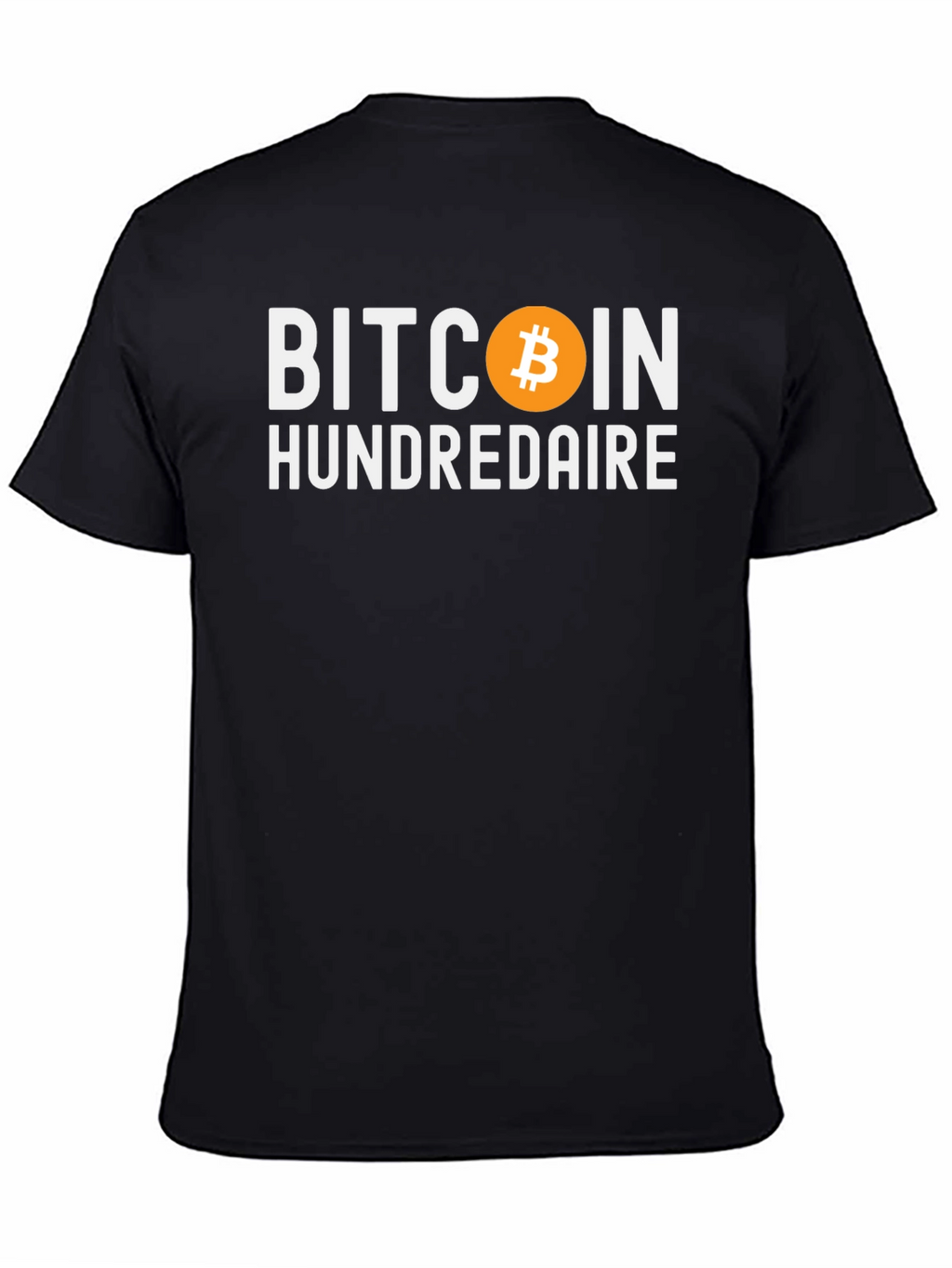 Bitcoin Hundredaire Black T-Shirt Crypto Tee