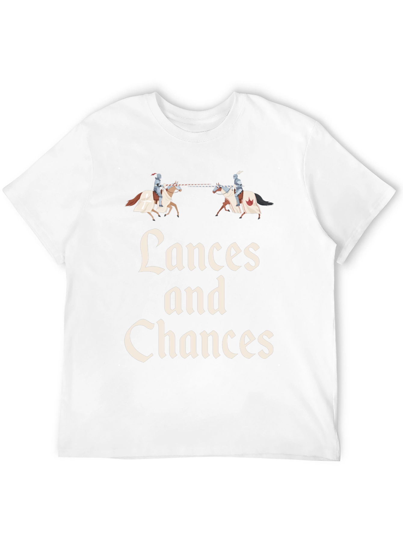 Lances and Chances Black Graphic Tee