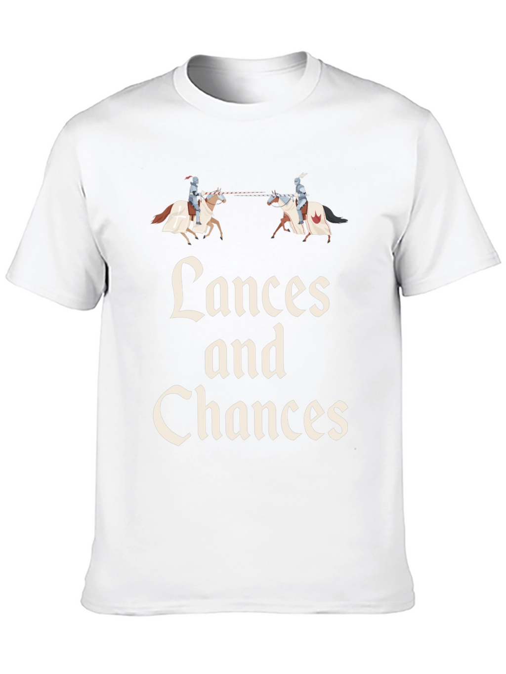 Lances and Chances Black Graphic Tee
