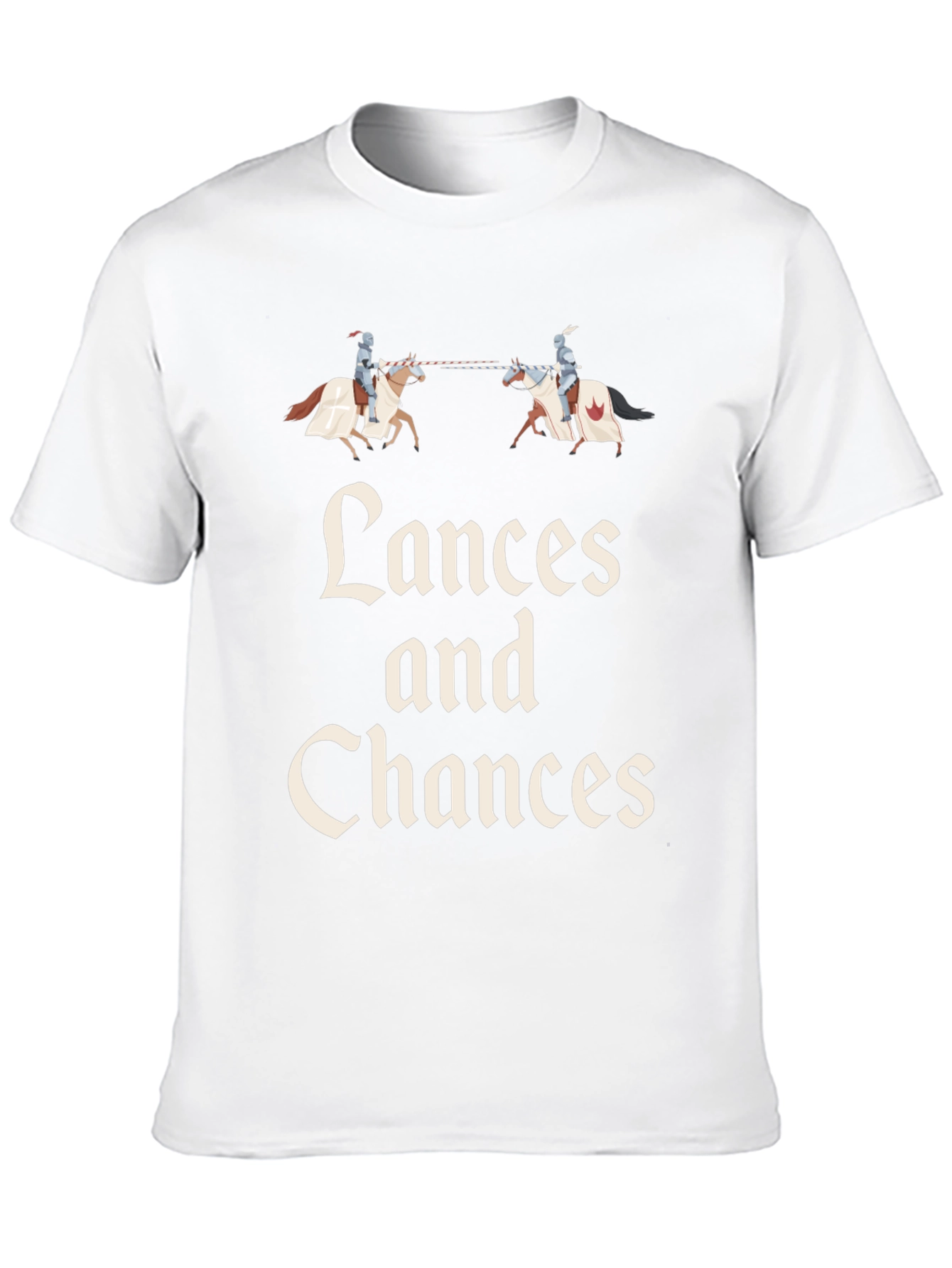Lances and Chances Black Graphic Tee