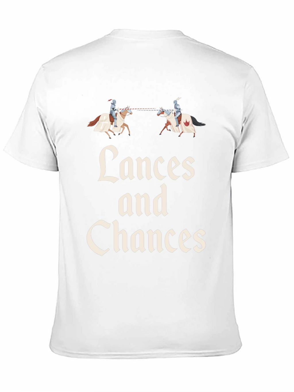 Lances and Chances Black Graphic Tee