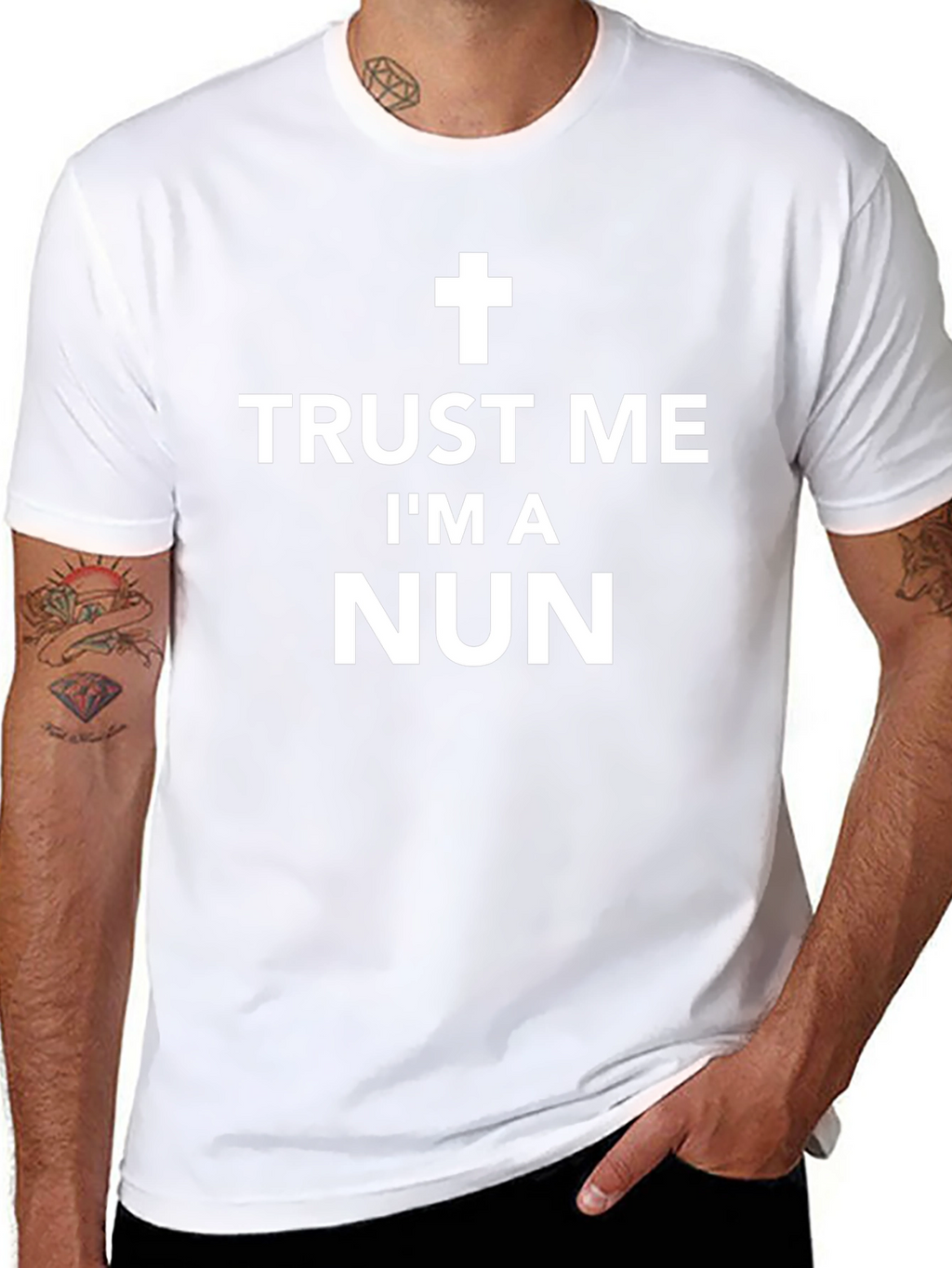 Trust Me Im a Nun T-Shirt Funny Religious Joke