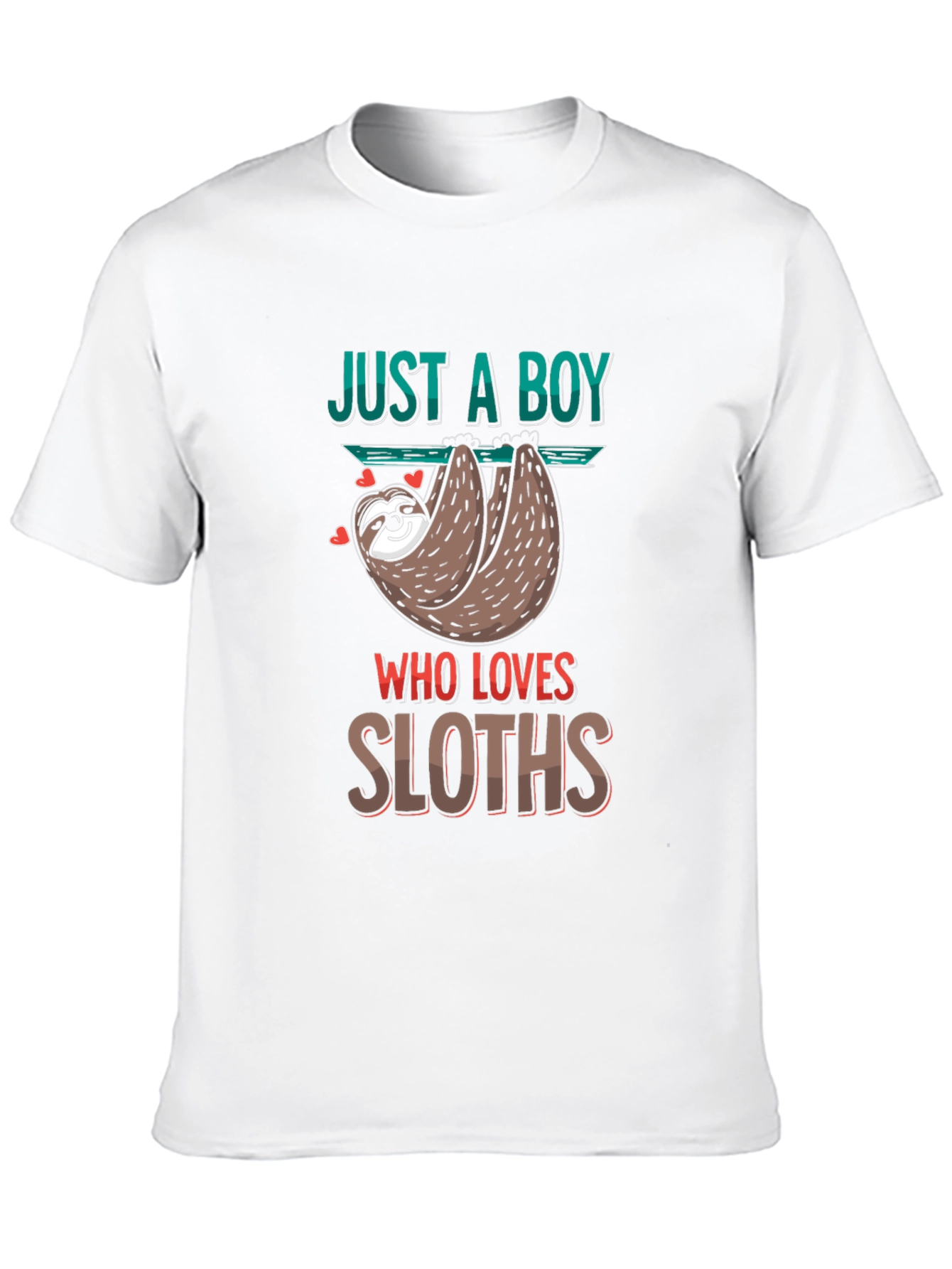 Just A Boy Who Loves Sloths T-Shirt