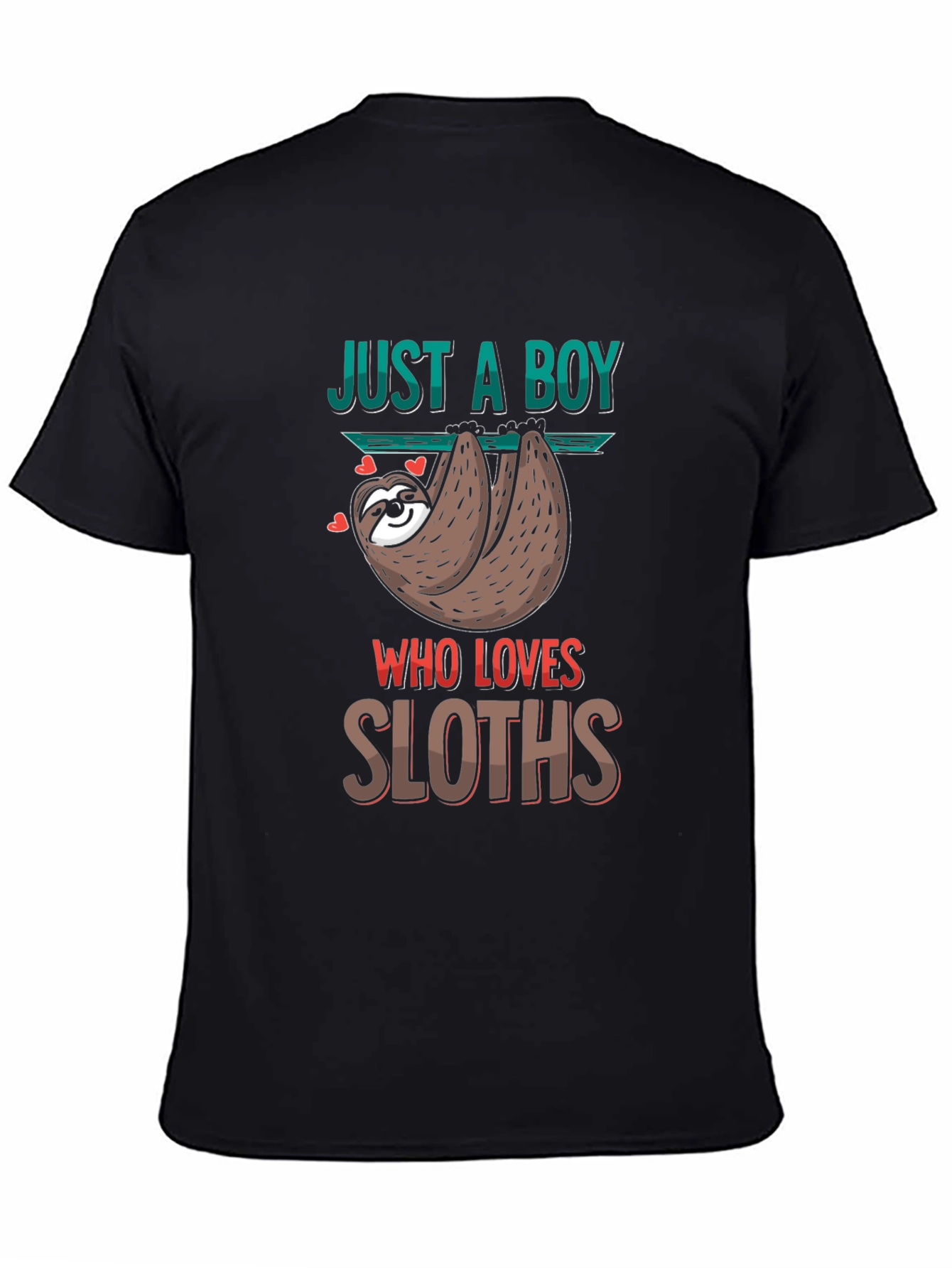Just A Boy Who Loves Sloths T-Shirt