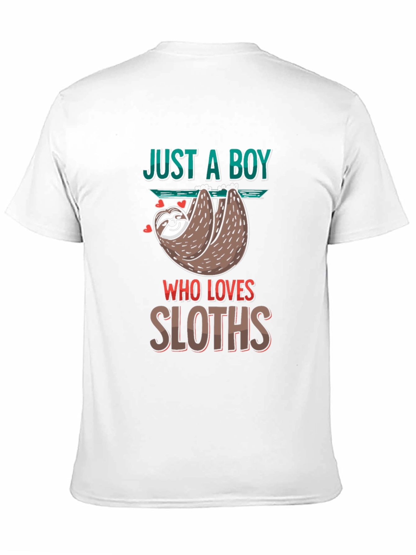 Just A Boy Who Loves Sloths T-Shirt