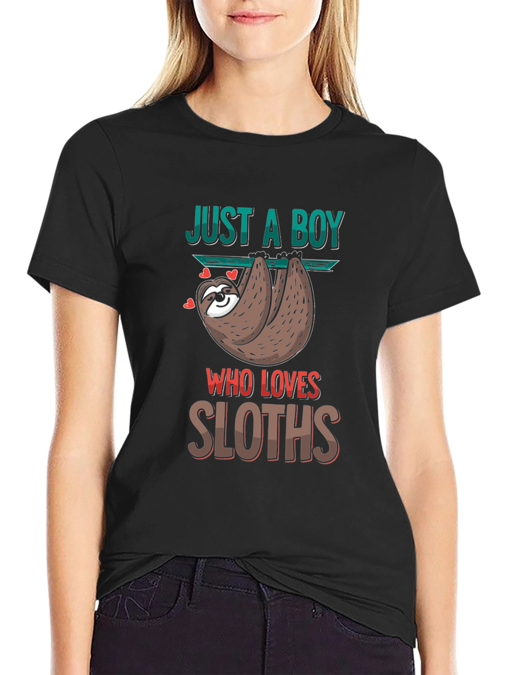 Just A Boy Who Loves Sloths T-Shirt
