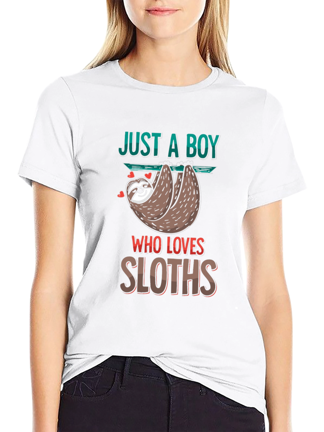 Just A Boy Who Loves Sloths T-Shirt