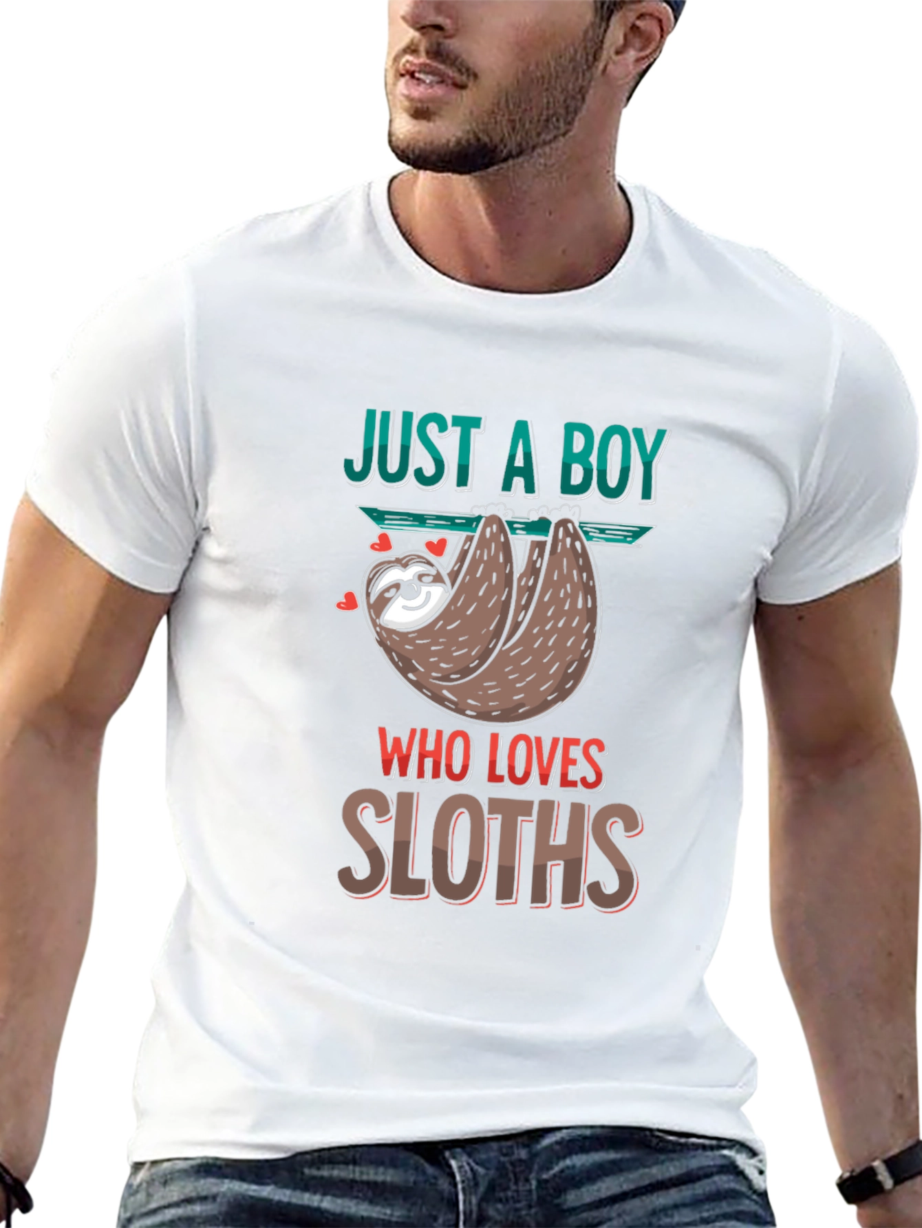 Just A Boy Who Loves Sloths T-Shirt