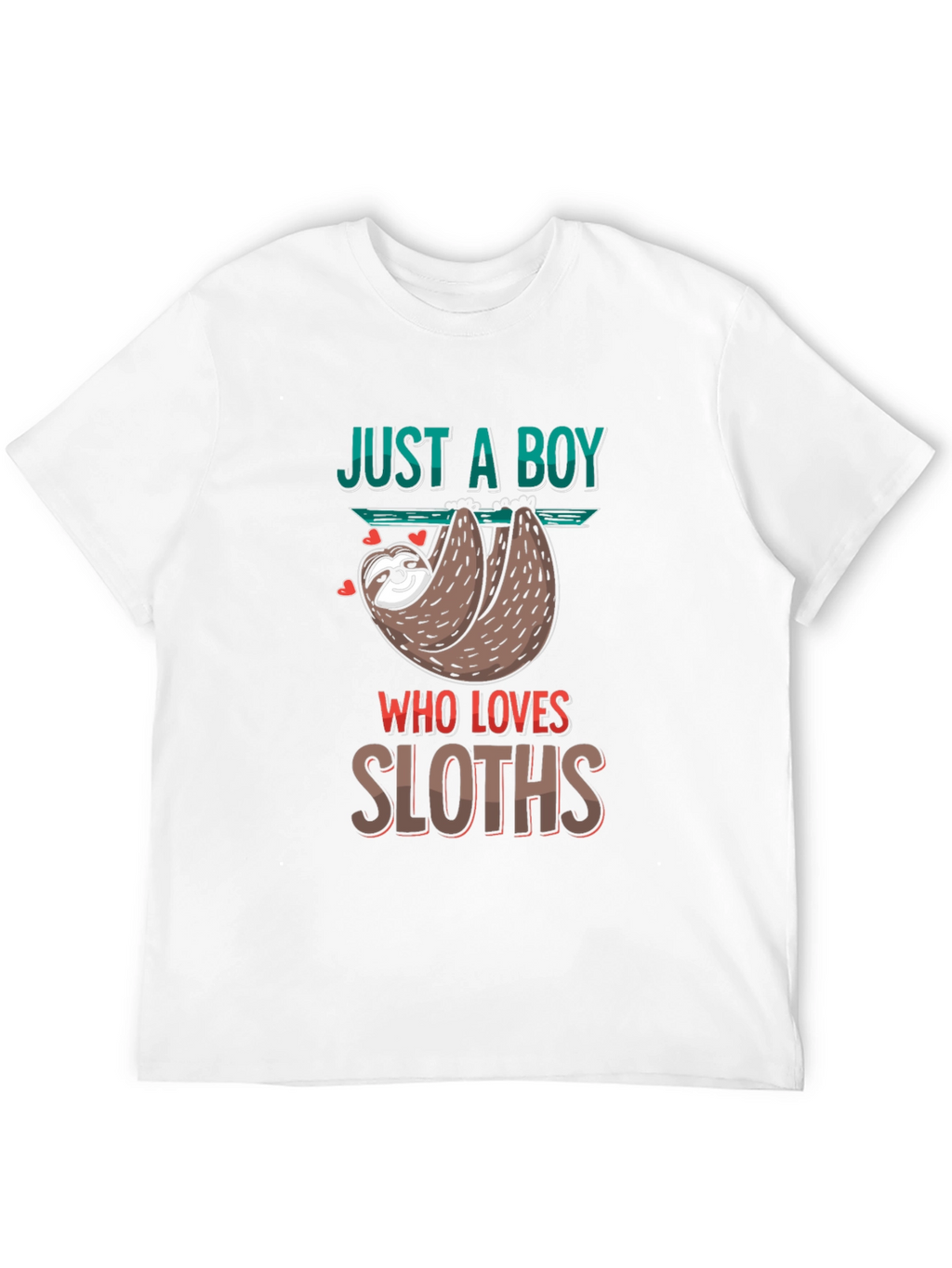 Just A Boy Who Loves Sloths T-Shirt