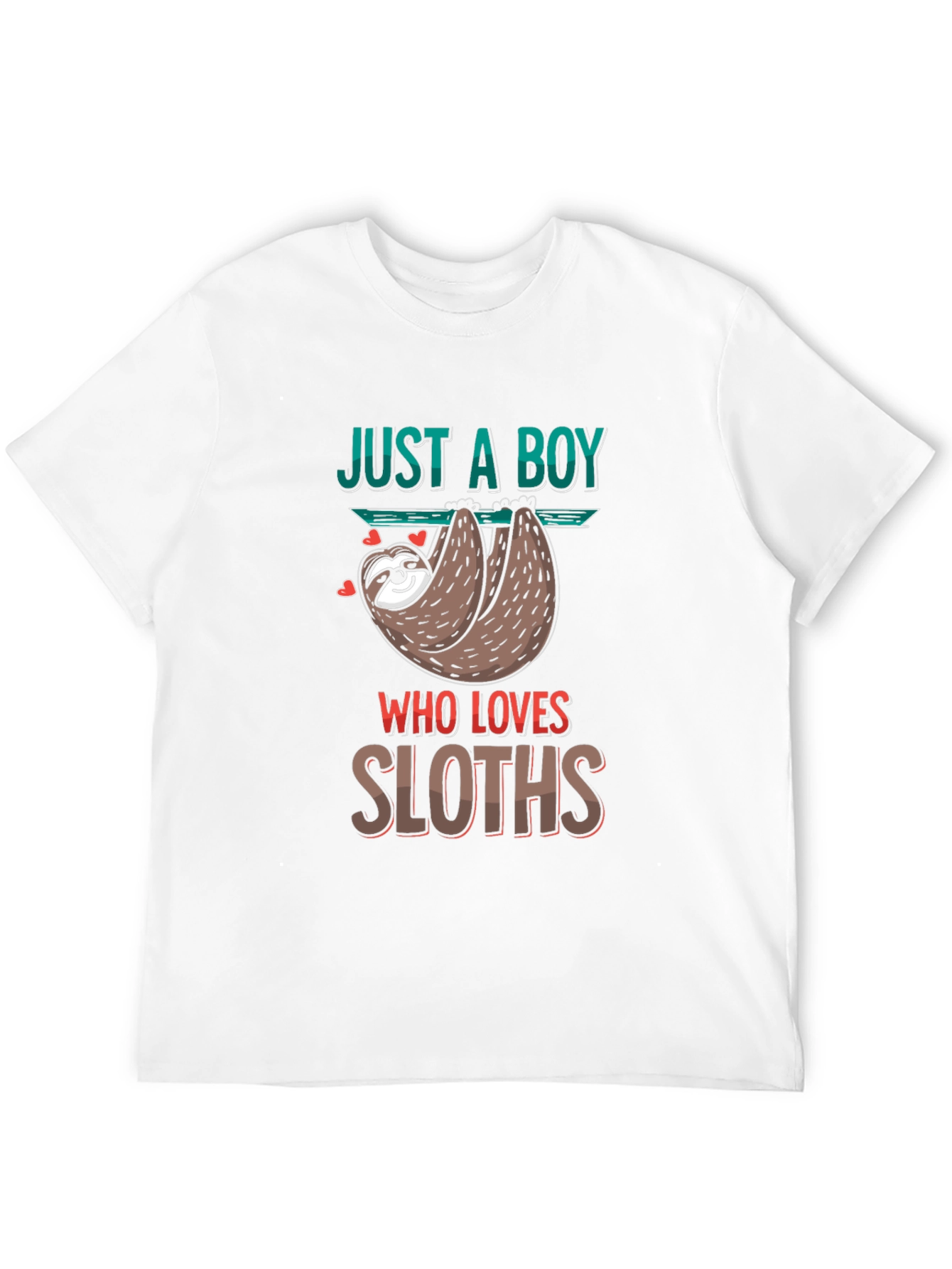 Just A Boy Who Loves Sloths T-Shirt