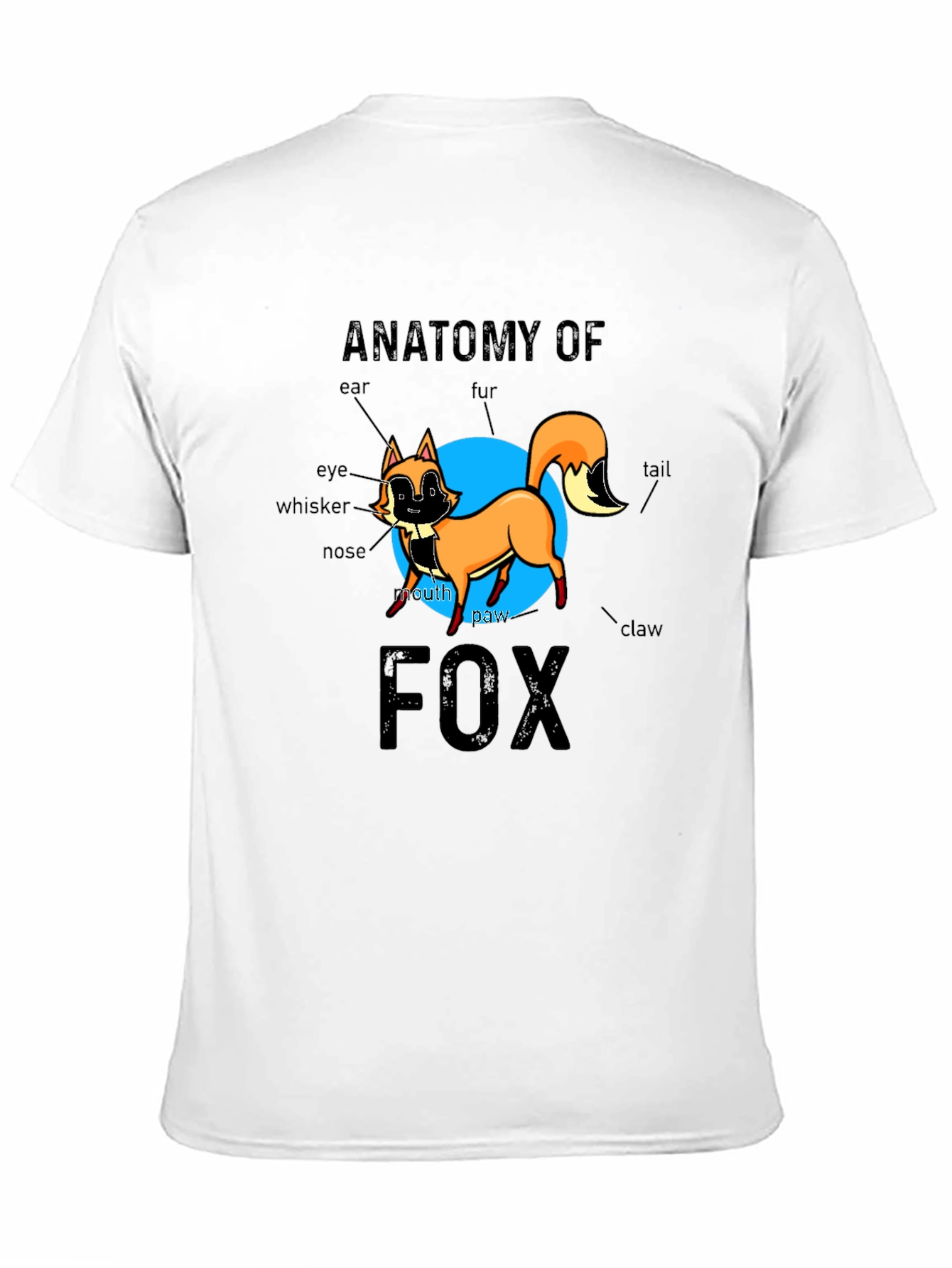 Anatomy of Fox Black Graphic Tee