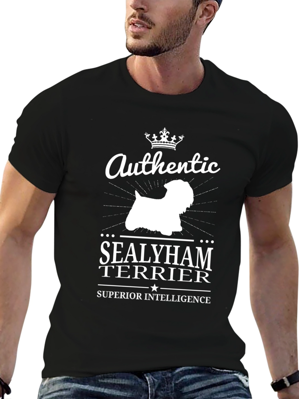 Authentic Sealyham Terrier Superior Intelligence T-Shirt