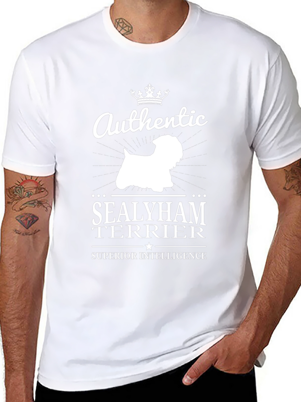 Authentic Sealyham Terrier Superior Intelligence T-Shirt