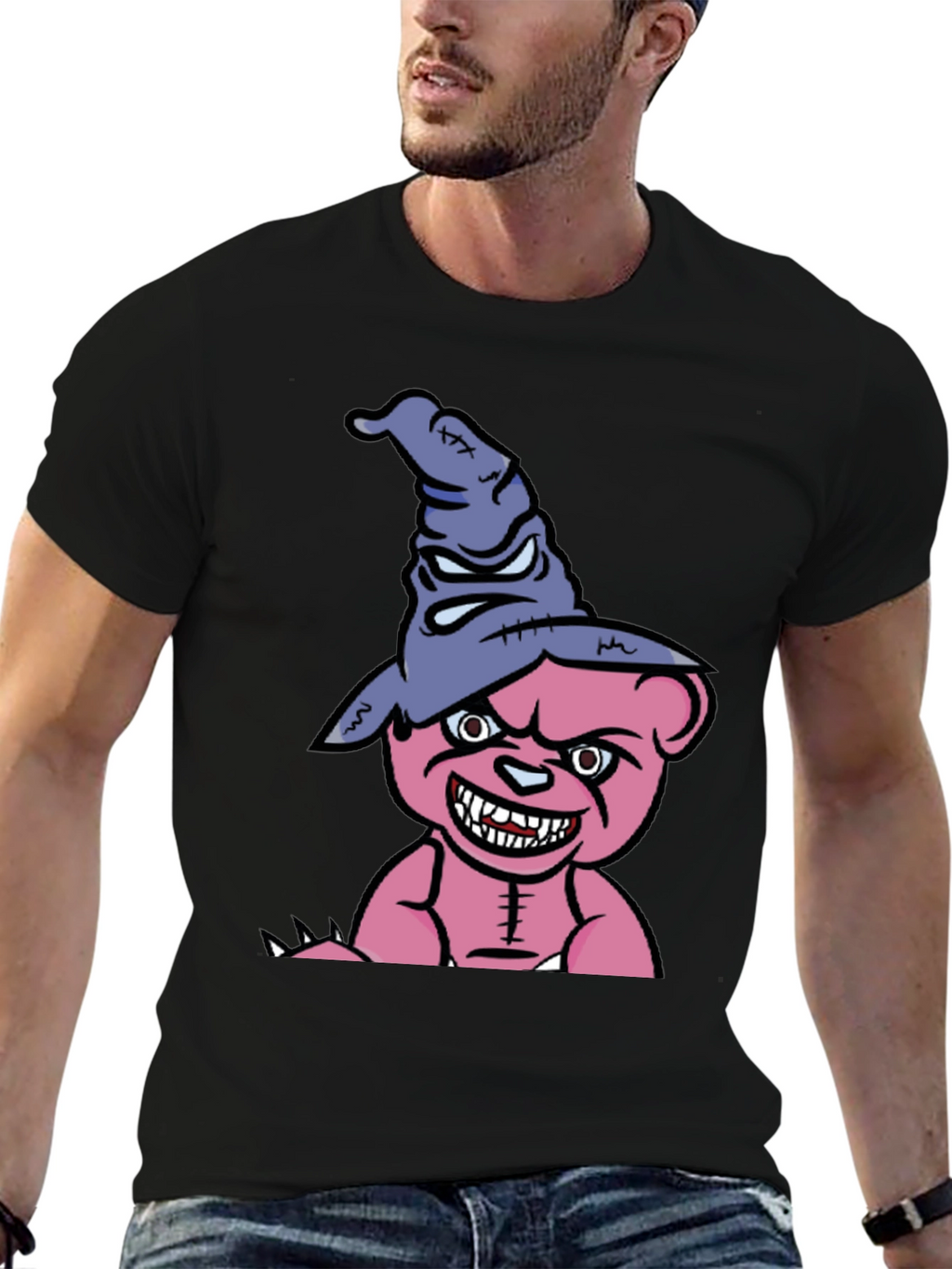 Creepy Cartoon Bear T-Shirt