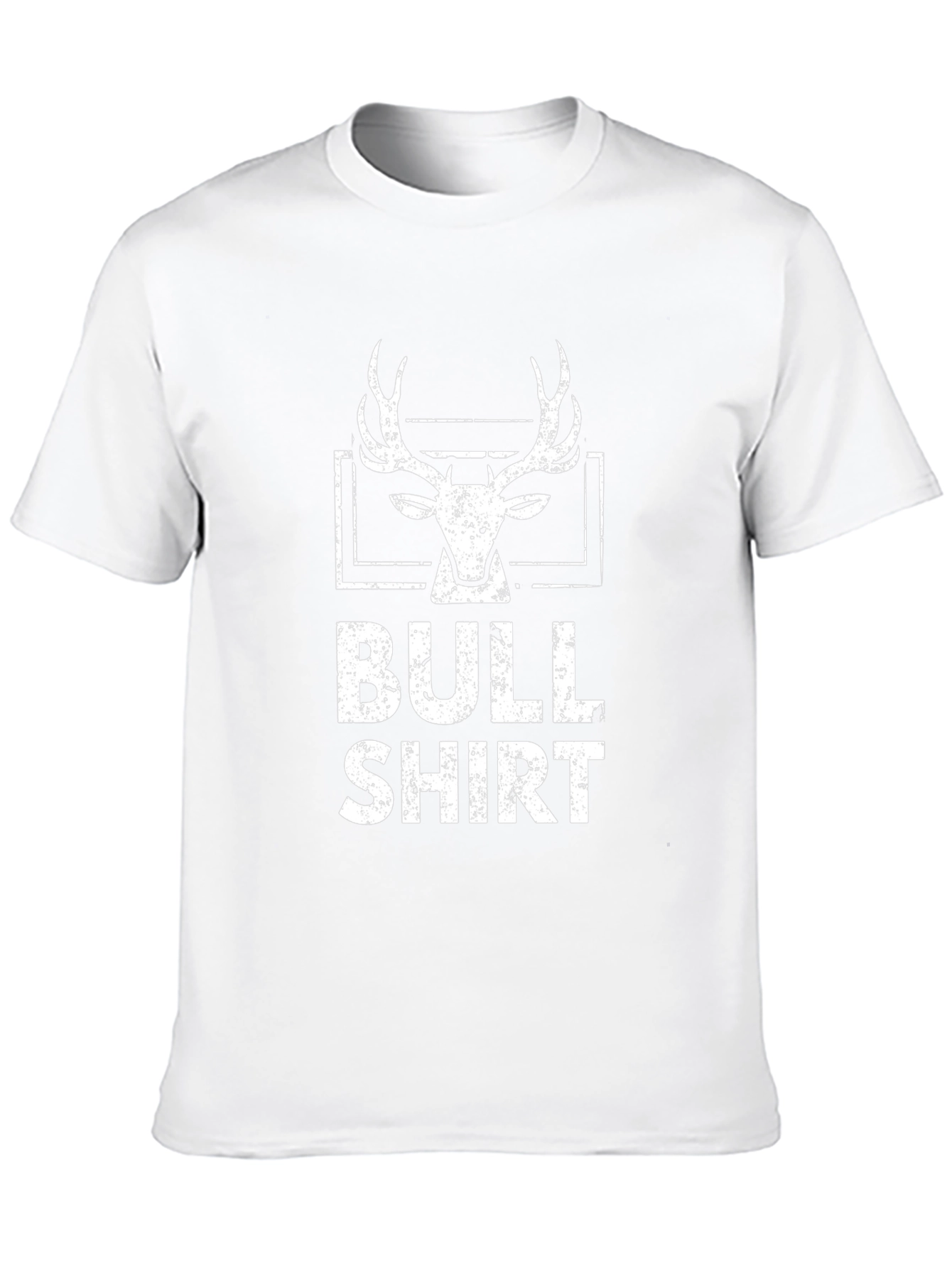 Bull Shirt Black Tee - Hunting Animal Design