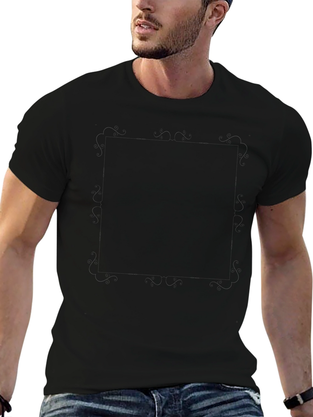 Classic Black Crew Neck Short Sleeve T-Shirt