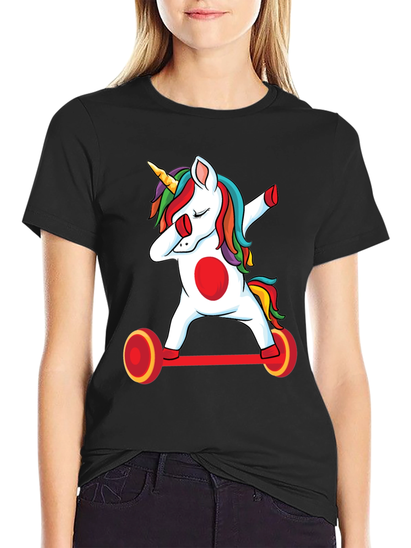 Dabbing Unicorn T-Shirt - Cool Graphic Tee