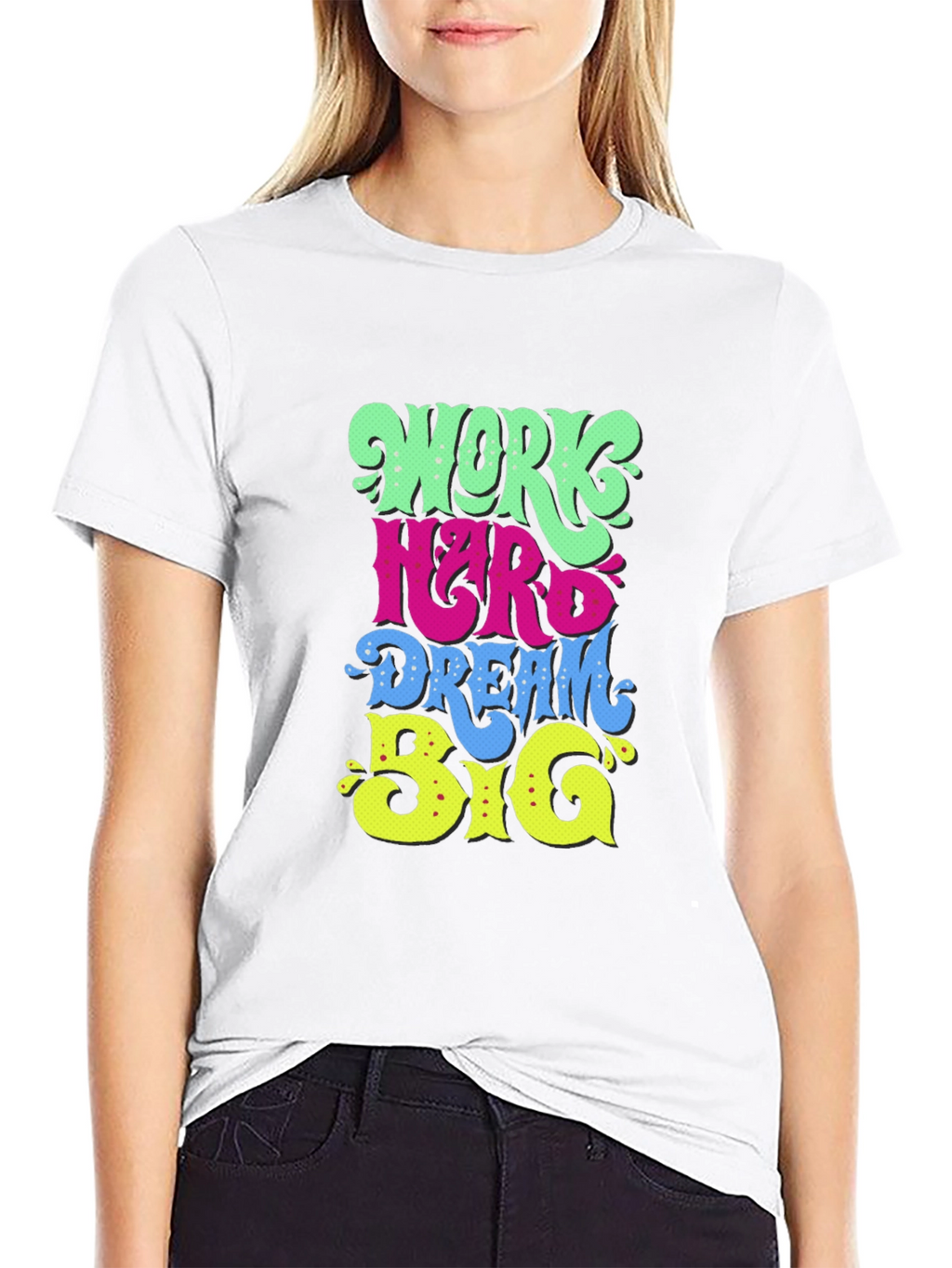 Work Hard Dream Big Graphic Tee
