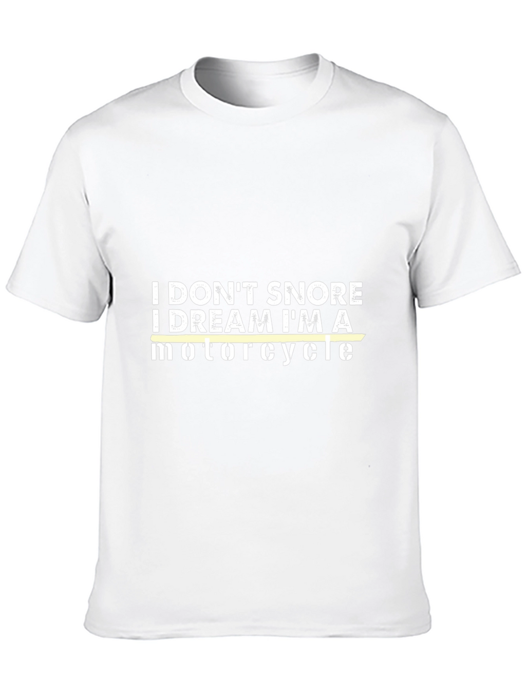 Funny Motorcycle Dream T-Shirt - Black