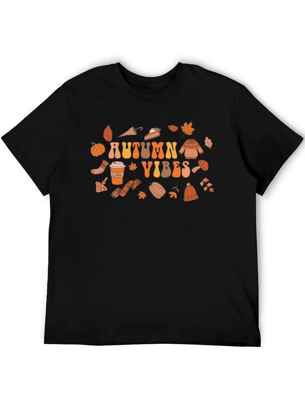 Autumn Vibes Graphic Tee - Cozy Fall Design