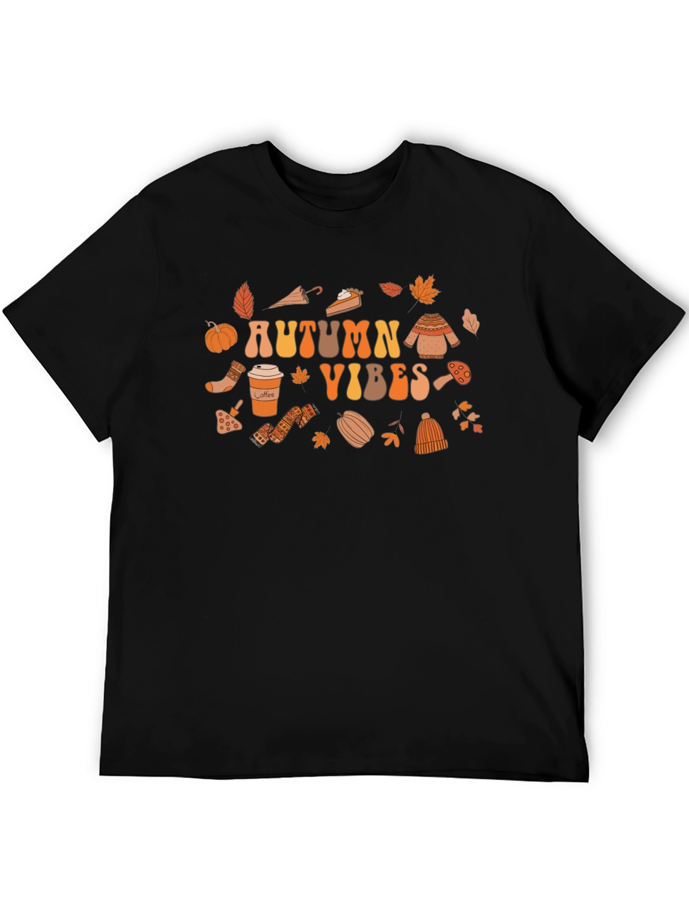 Autumn Vibes Graphic Tee - Cozy Fall Design