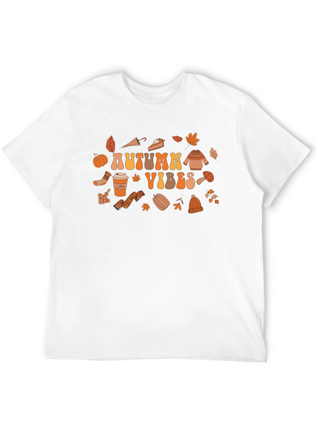 Autumn Vibes Graphic Tee - Cozy Fall Design