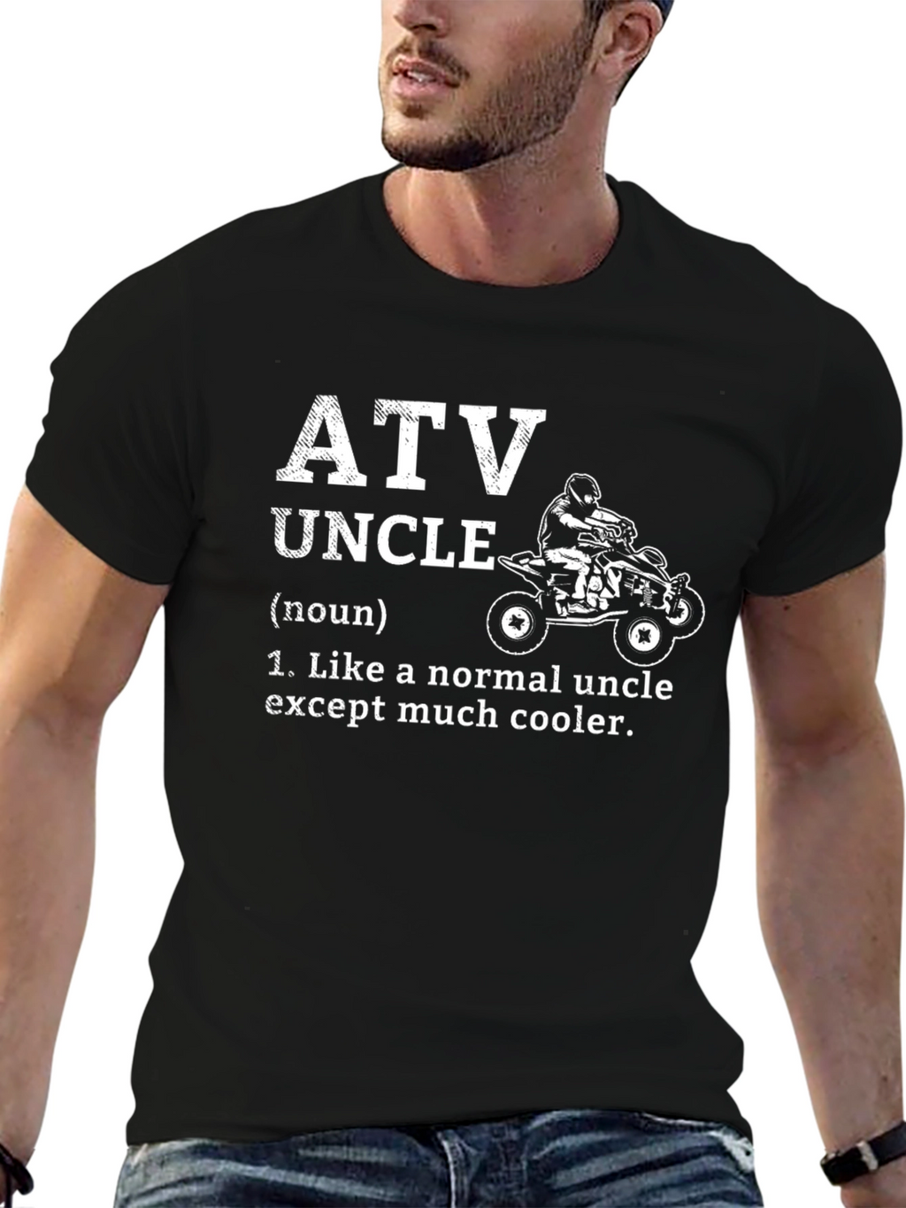 ATV Uncle Graphic T-Shirt - Cool Uncle Gift