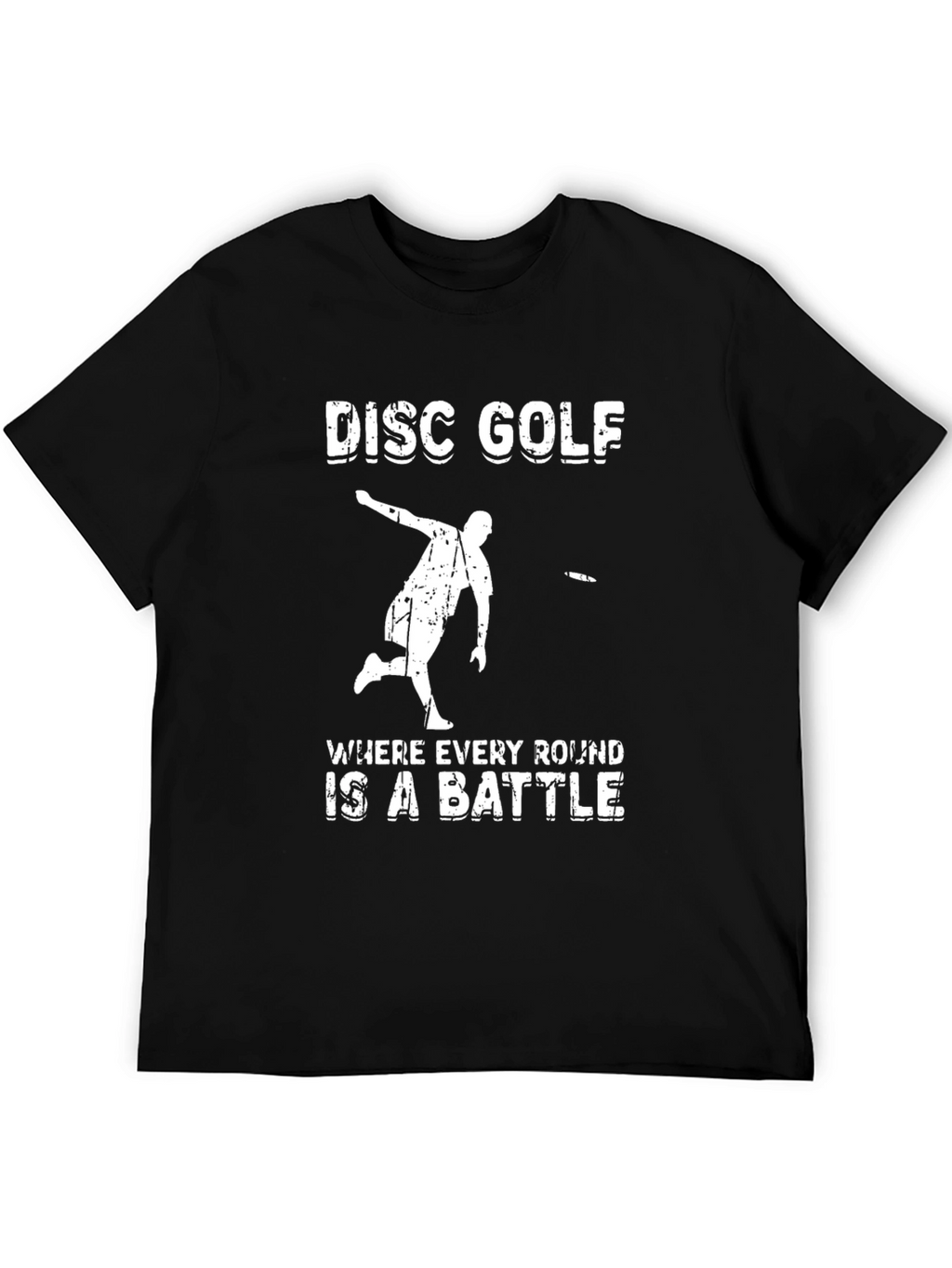 Disc Golf Battle T-Shirt - Black