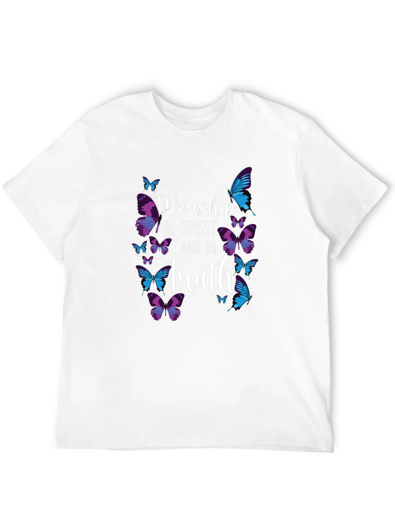 Worship in Spirit and Truth Butterfly T-Shirt