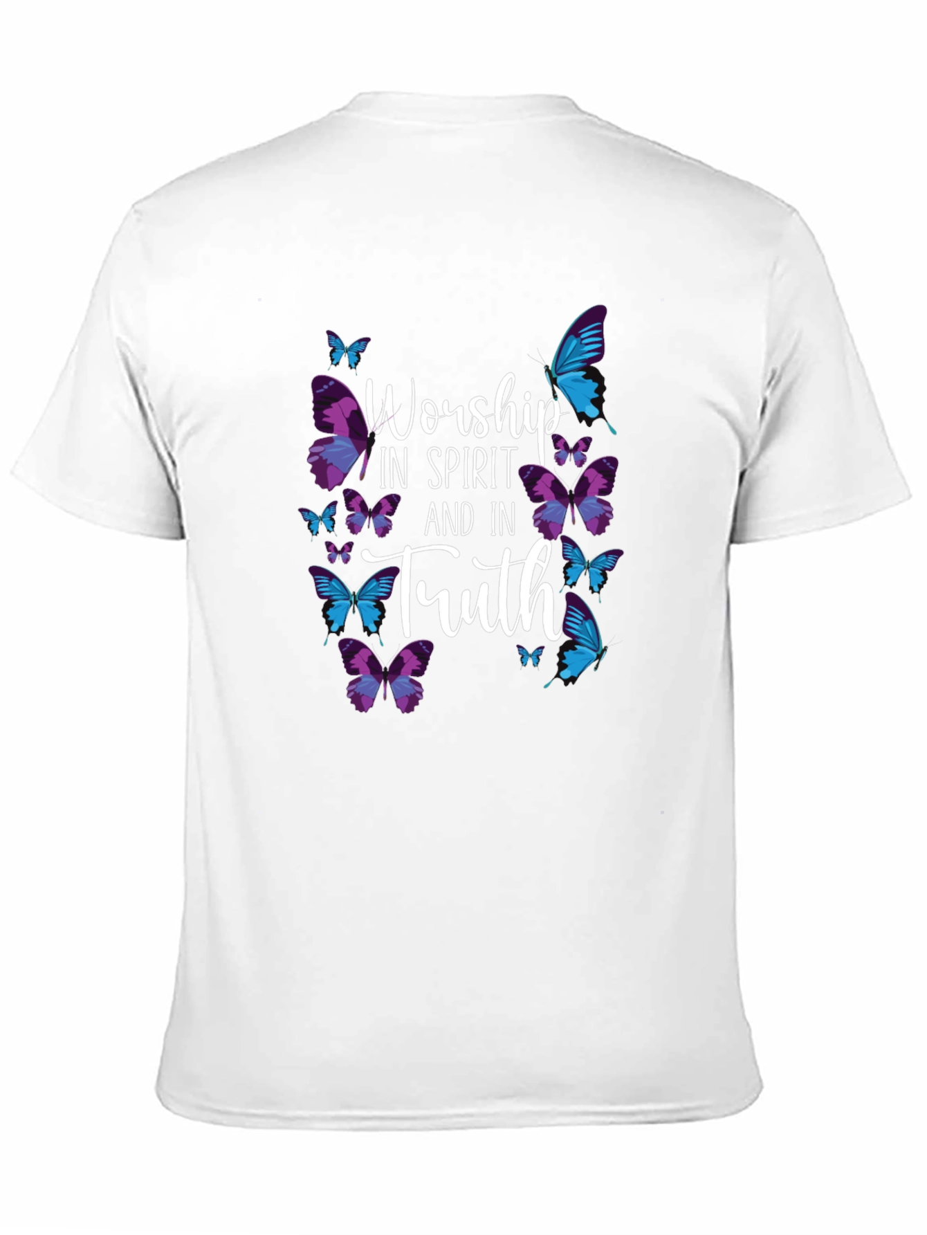 Worship in Spirit and Truth Butterfly T-Shirt