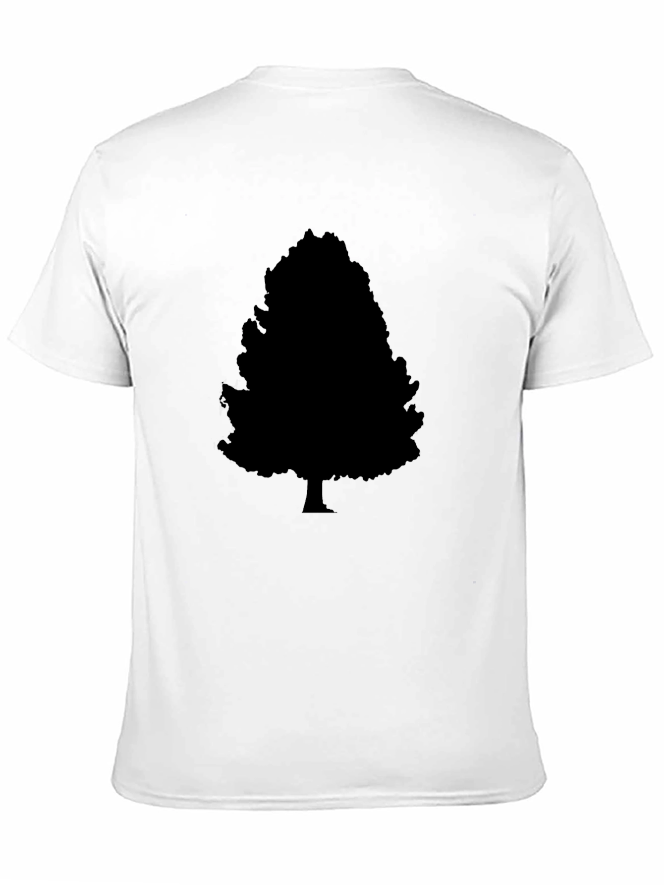 Black Tree Silhouette Graphic T-Shirt
