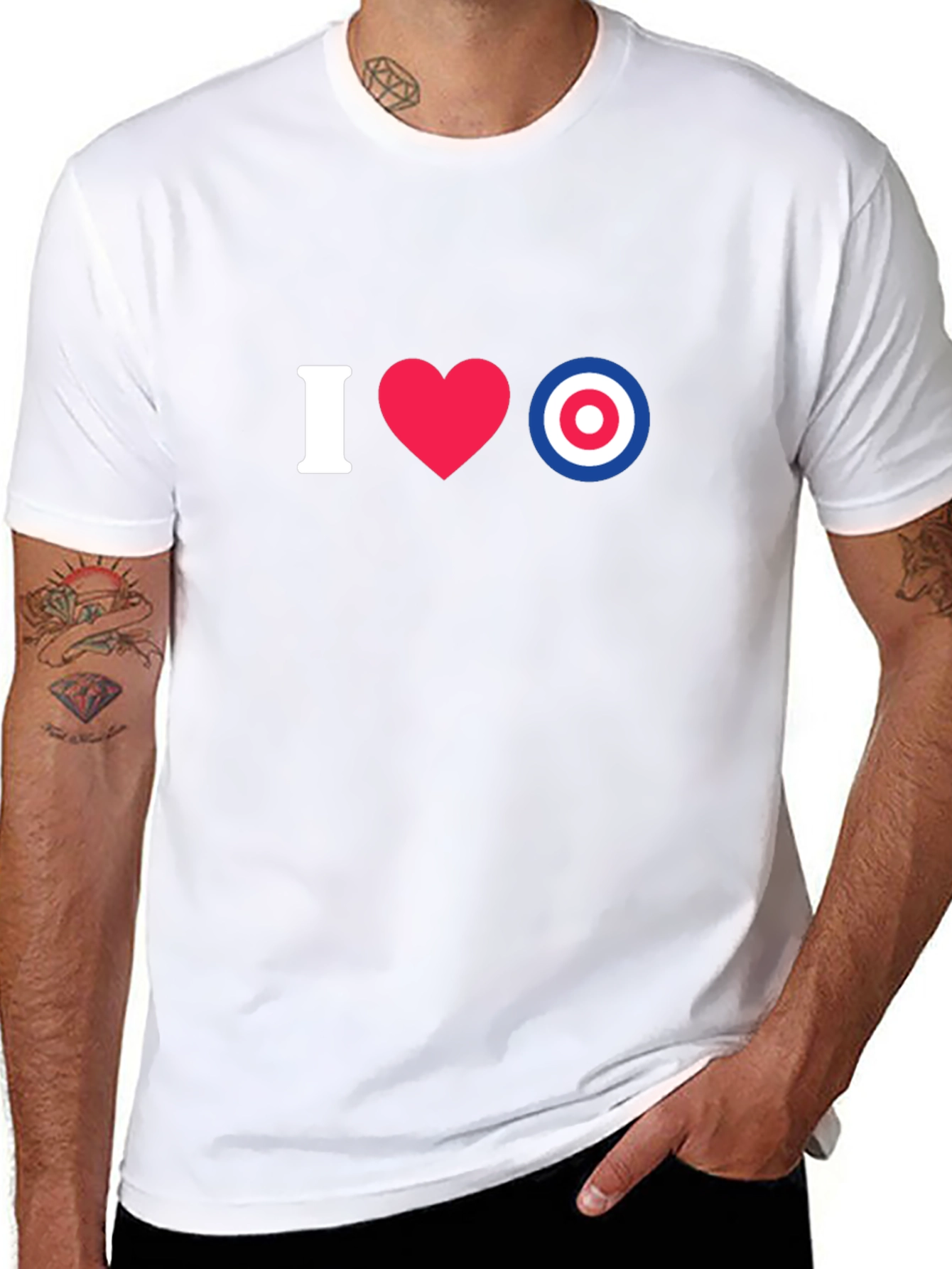 I Love Mod Target T-Shirt
