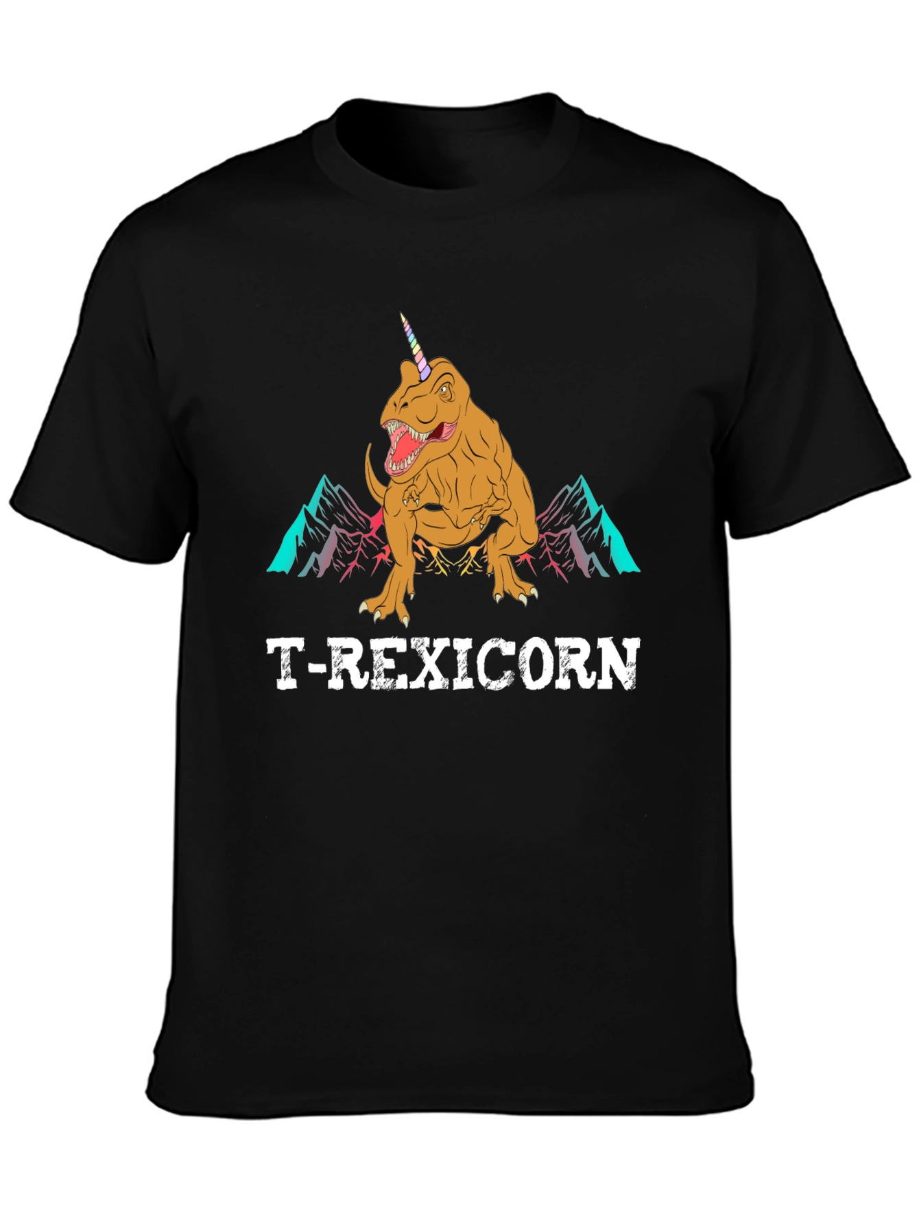 T-Rexicorn T-Shirt: Dinosaur Unicorn Funny Tee