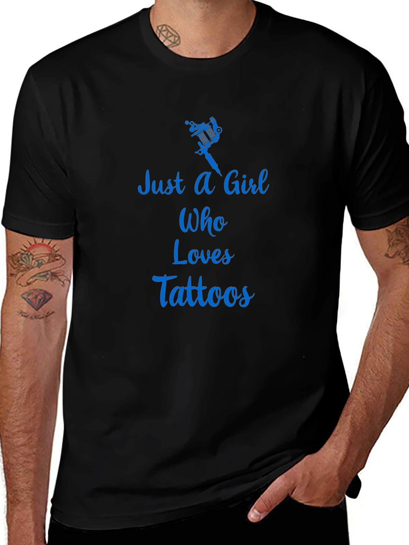 Just A Girl Who Loves Tattoos T-Shirt