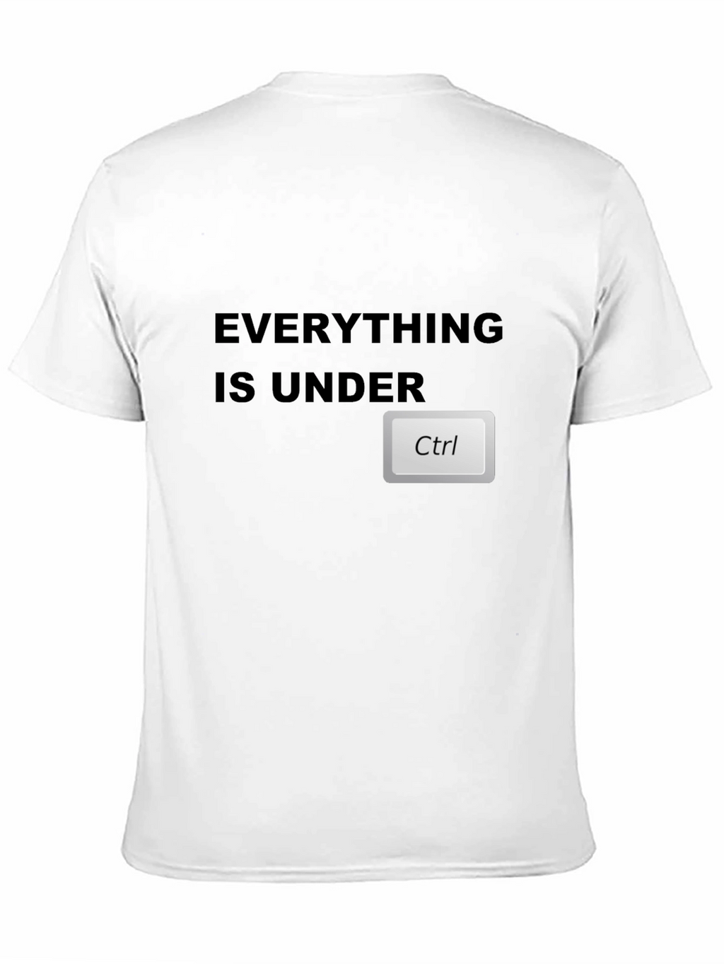 Everything is Under Ctrl Black T-Shirt