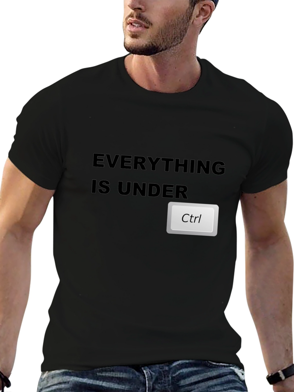 Everything is Under Ctrl Black T-Shirt