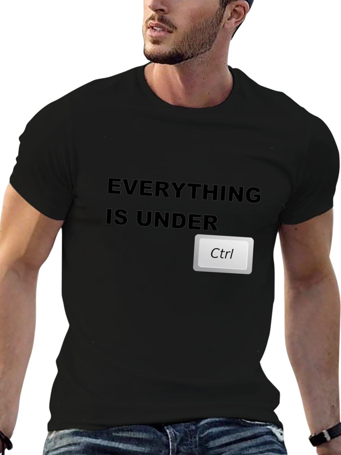 Everything is Under Ctrl Black T-Shirt