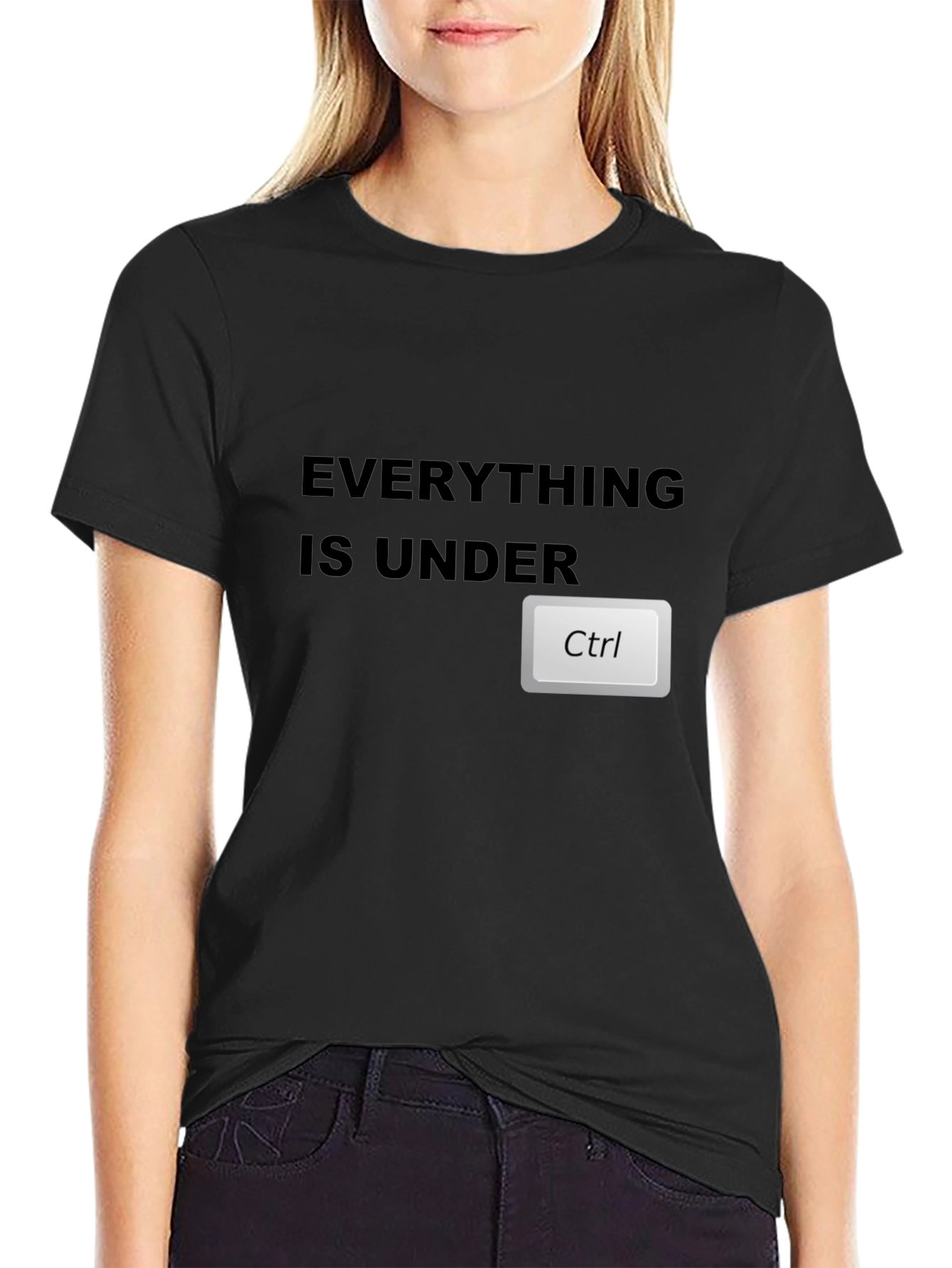 Everything is Under Ctrl Black T-Shirt