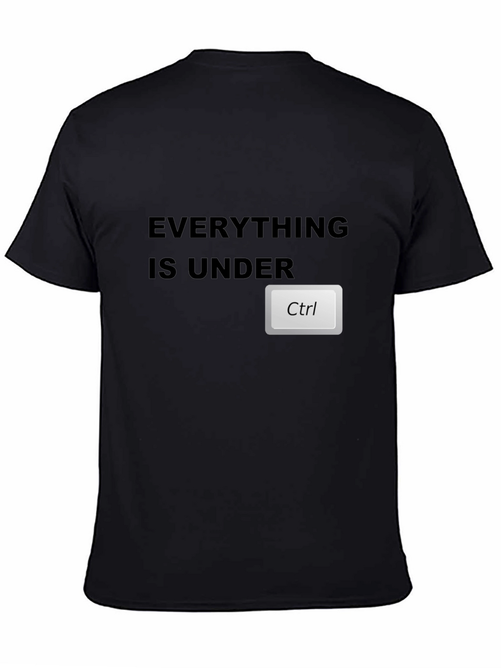 Everything is Under Ctrl Black T-Shirt