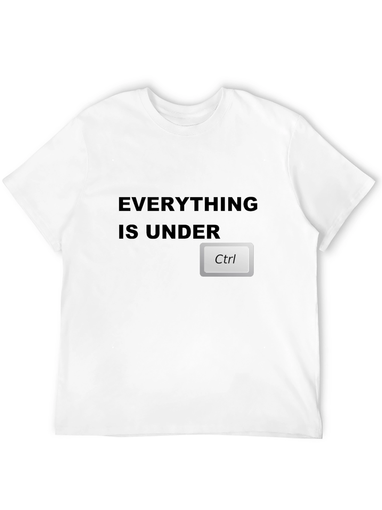 Everything is Under Ctrl Black T-Shirt