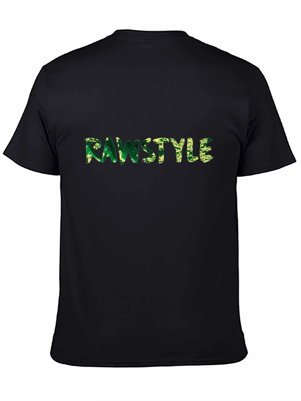 Rawstyle Graphic Tee - Mens Black Cotton T-Shirt