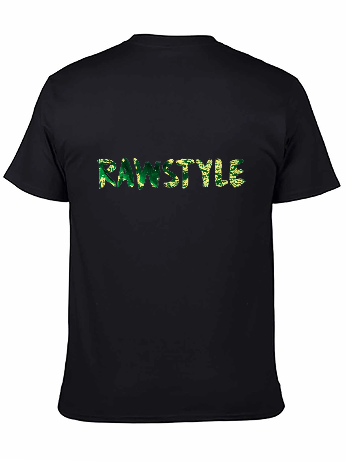 Rawstyle Graphic Tee - Mens Black Cotton T-Shirt
