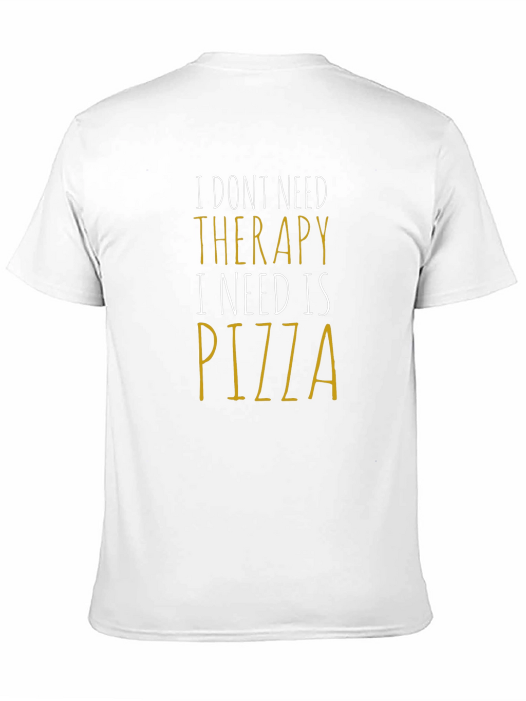 Pizza Therapy Funny Graphic Tee