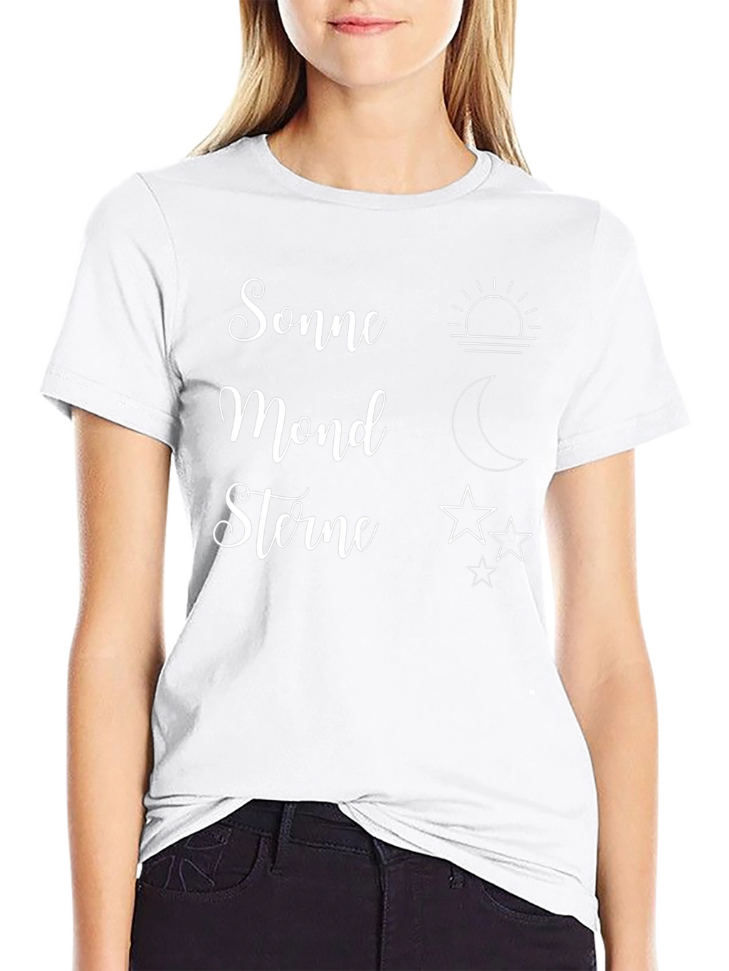 Sonne Mond Sterne Graphic T-Shirt