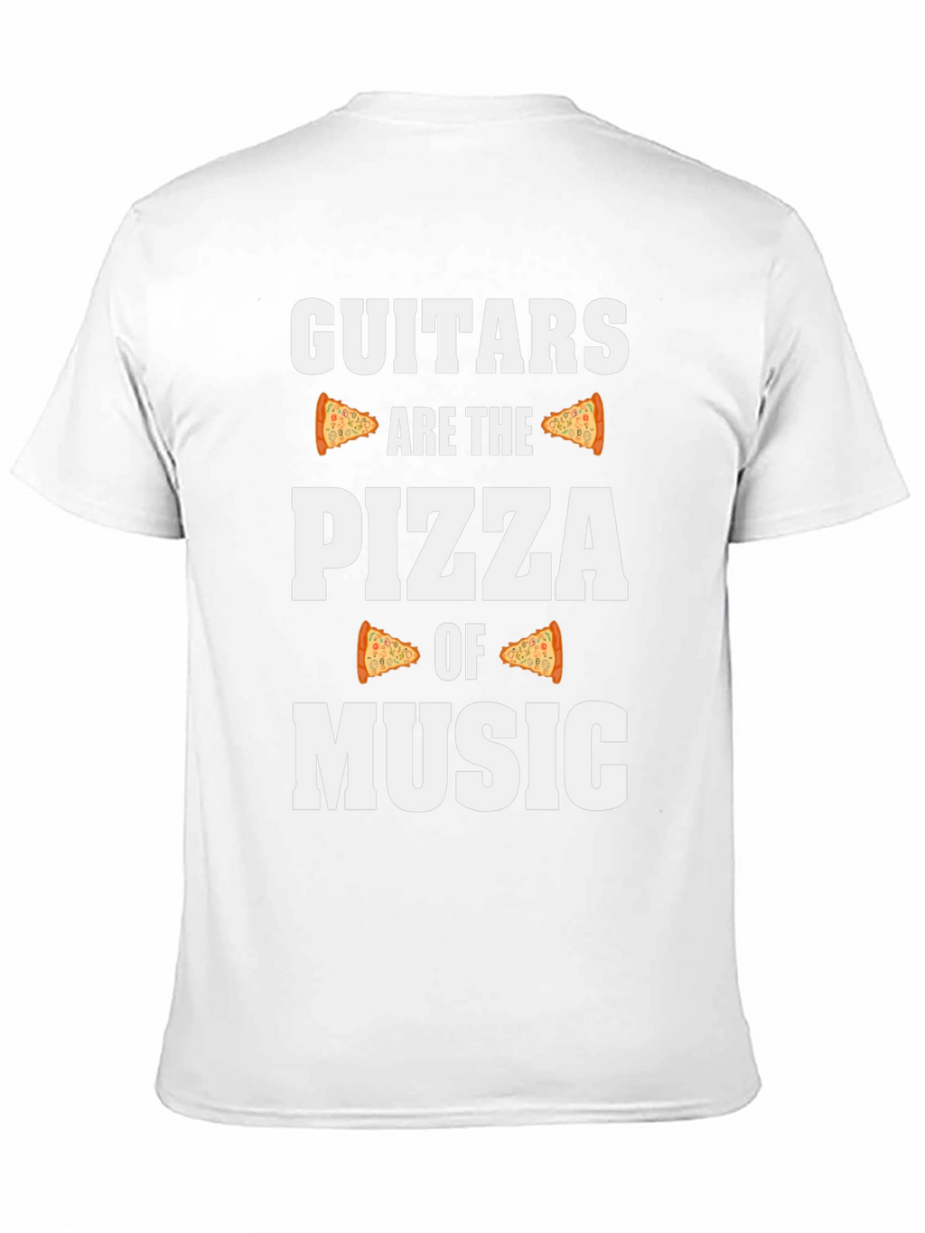 Guitars are the Pizza of Music Black Graphic Tee